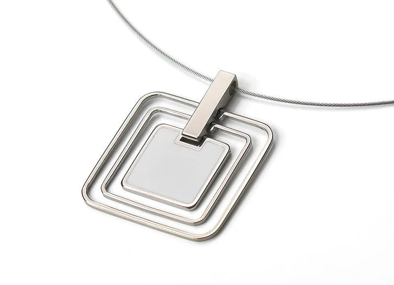 0732-04 Boccia Titanium Pendant  (choose chain separately)