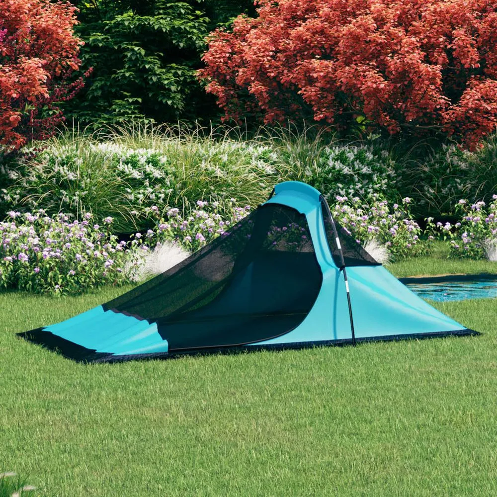 1-2 Man Camping Tent 317x240x100 cm Blue