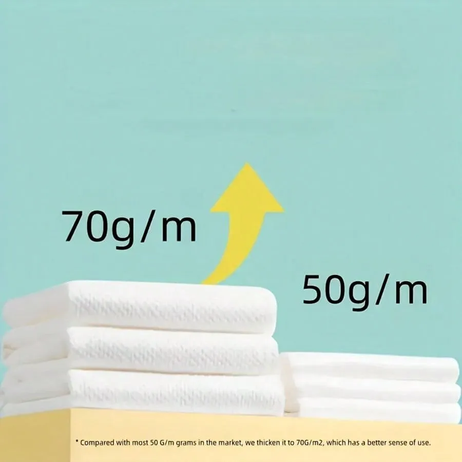 1pc Portable Disposable Bath Towel, Larger & Thicker, Individually Packaged, Soft, Skin-Friendly, Comfortable Bathing Experience, High Absorbency, Suitable For Business Travel, Home, Gym, Office, Vacation And Camping