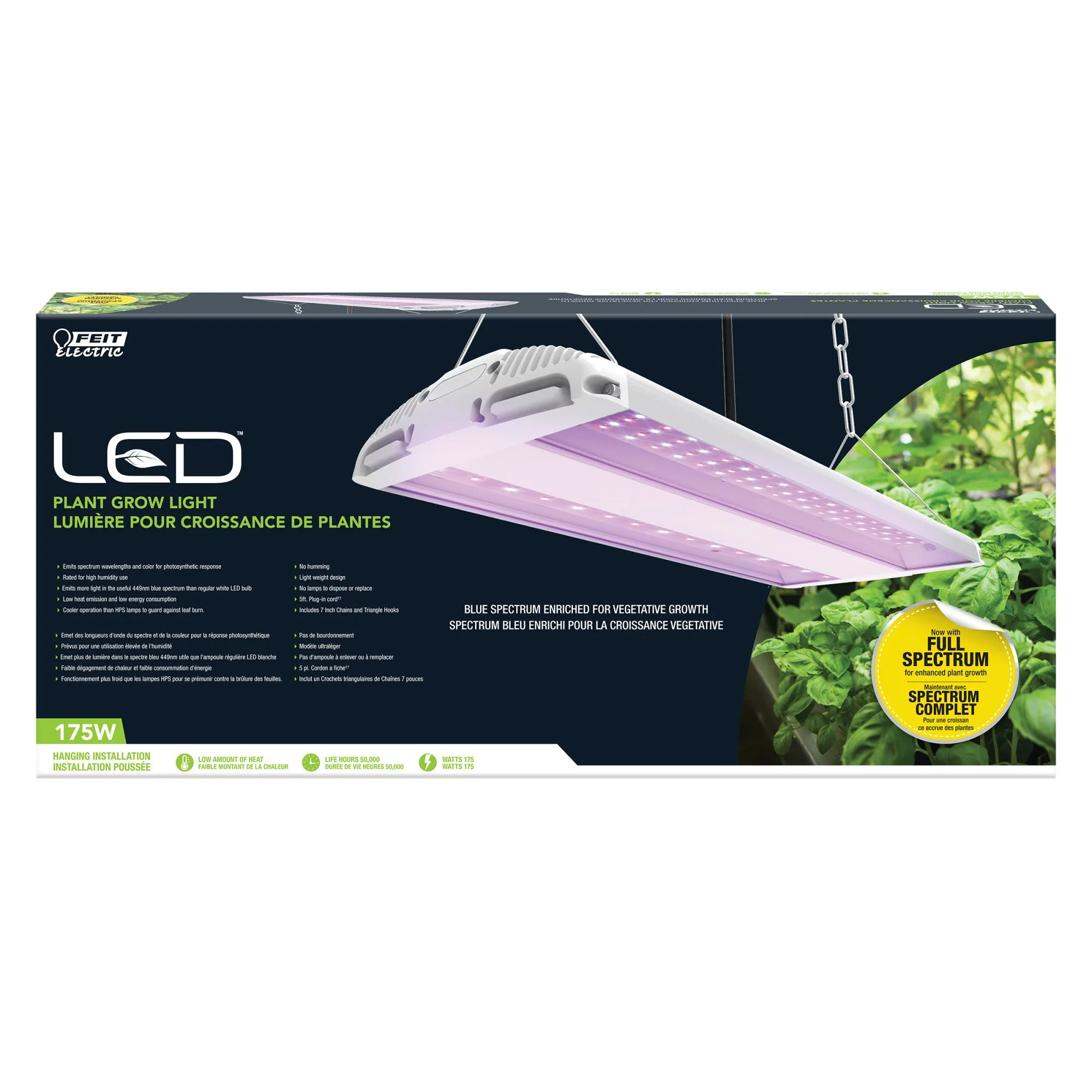 20 in. 175W High Bay Full Spectrum LED Grow Light