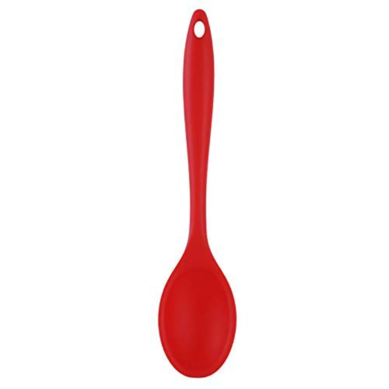 2101 Non-Stick Small Silicone Stainless Steel with Silicone Coating Spatula spoon.