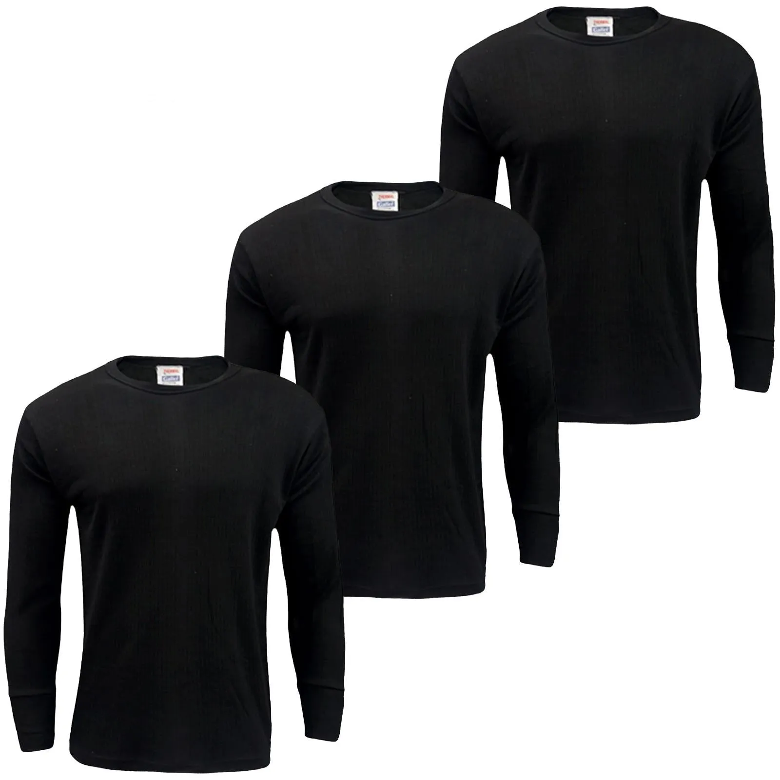 3 Pack Mens Thermal Long Sleeve Shirt