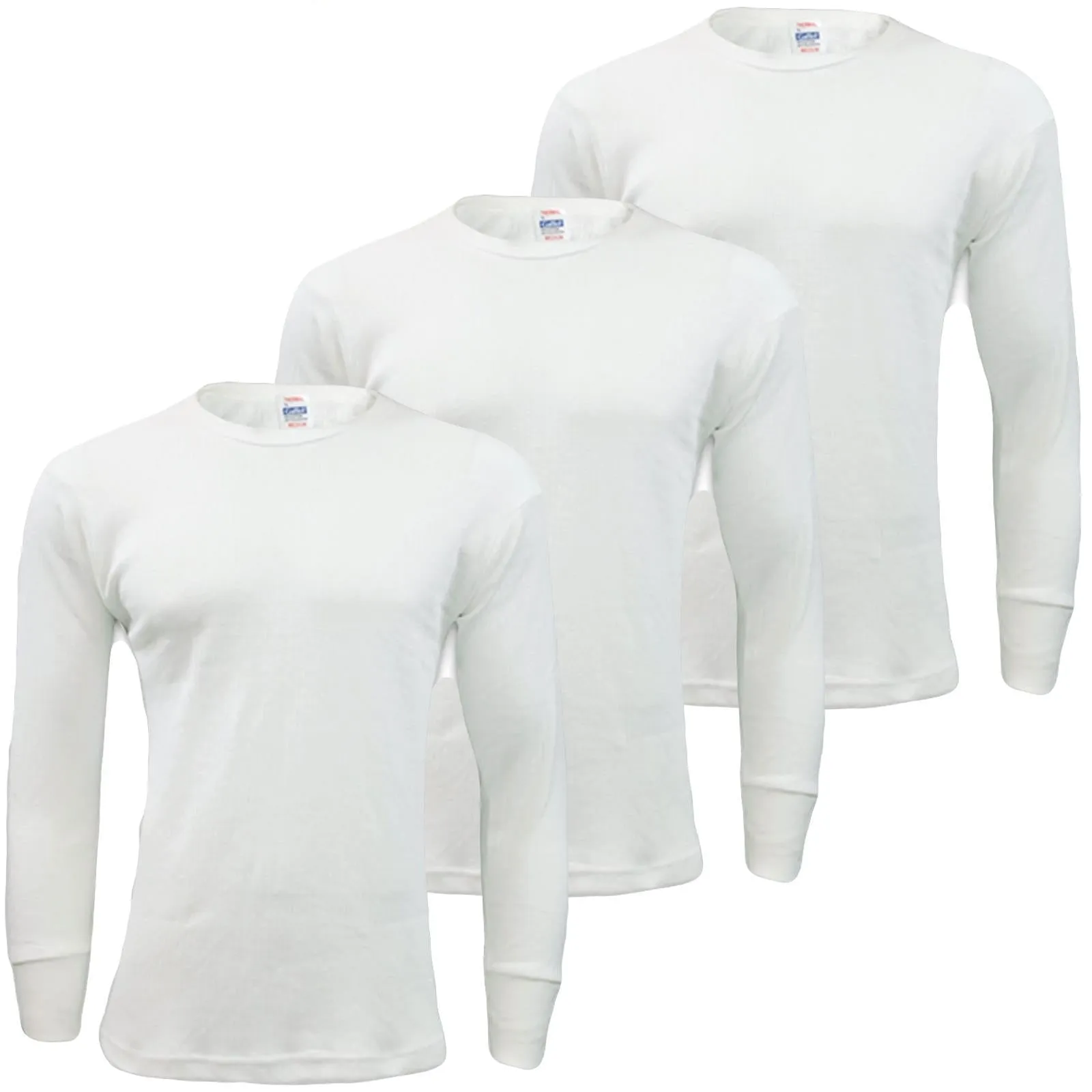 3 Pack Mens Thermal Long Sleeve Shirt