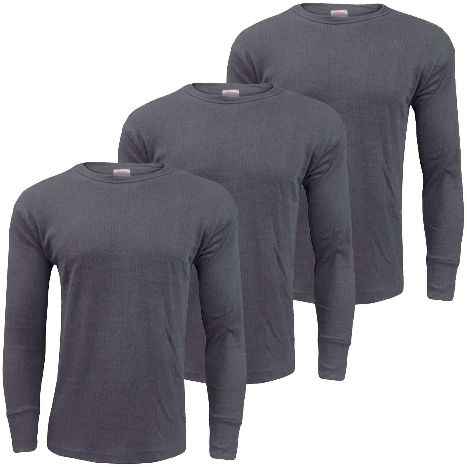 3 Pack Mens Thermal Long Sleeve Shirt