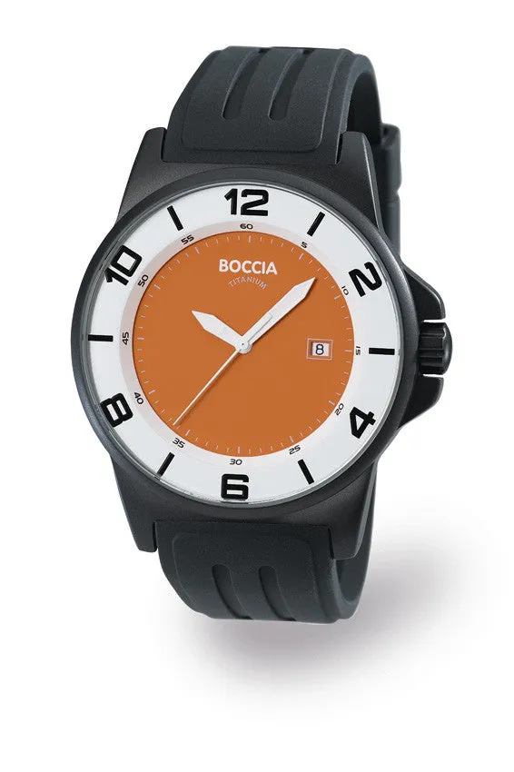 3535-19 Mens Boccia id. Titanium Watch