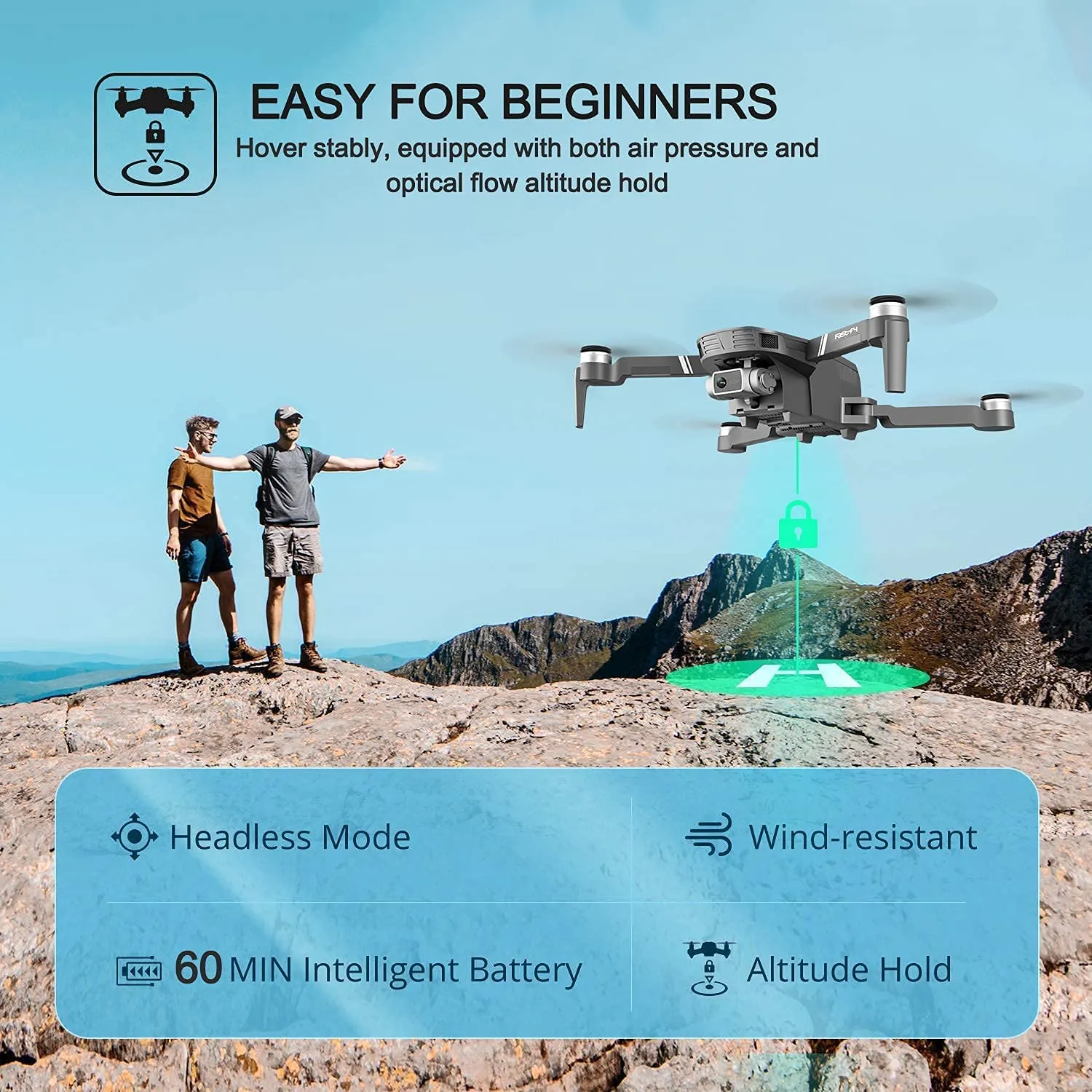 4D-F4 Brushless GPS Drone with 4K Camera