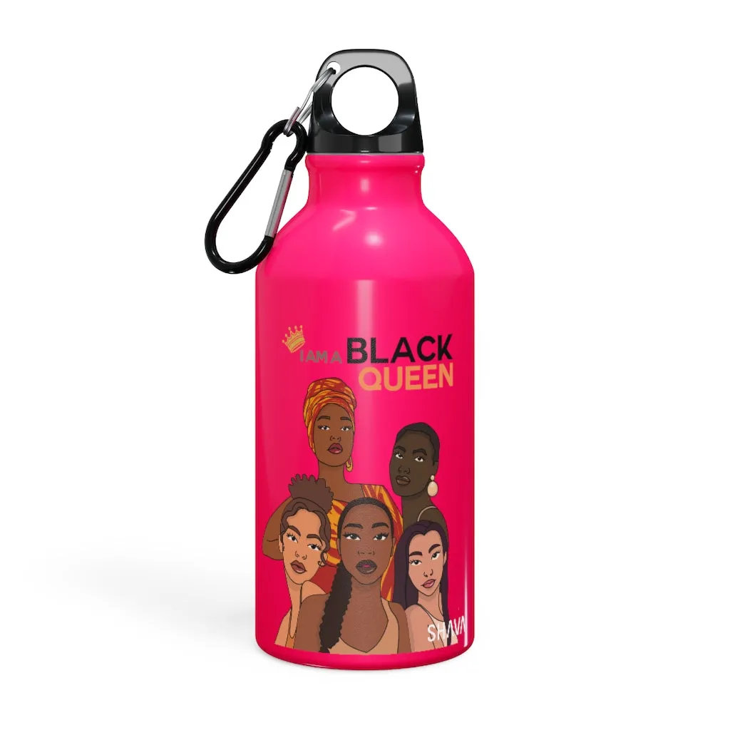 Affirmation Feminist pro choice Oregon Sport bottle 13.5oz - I am a Black Queen