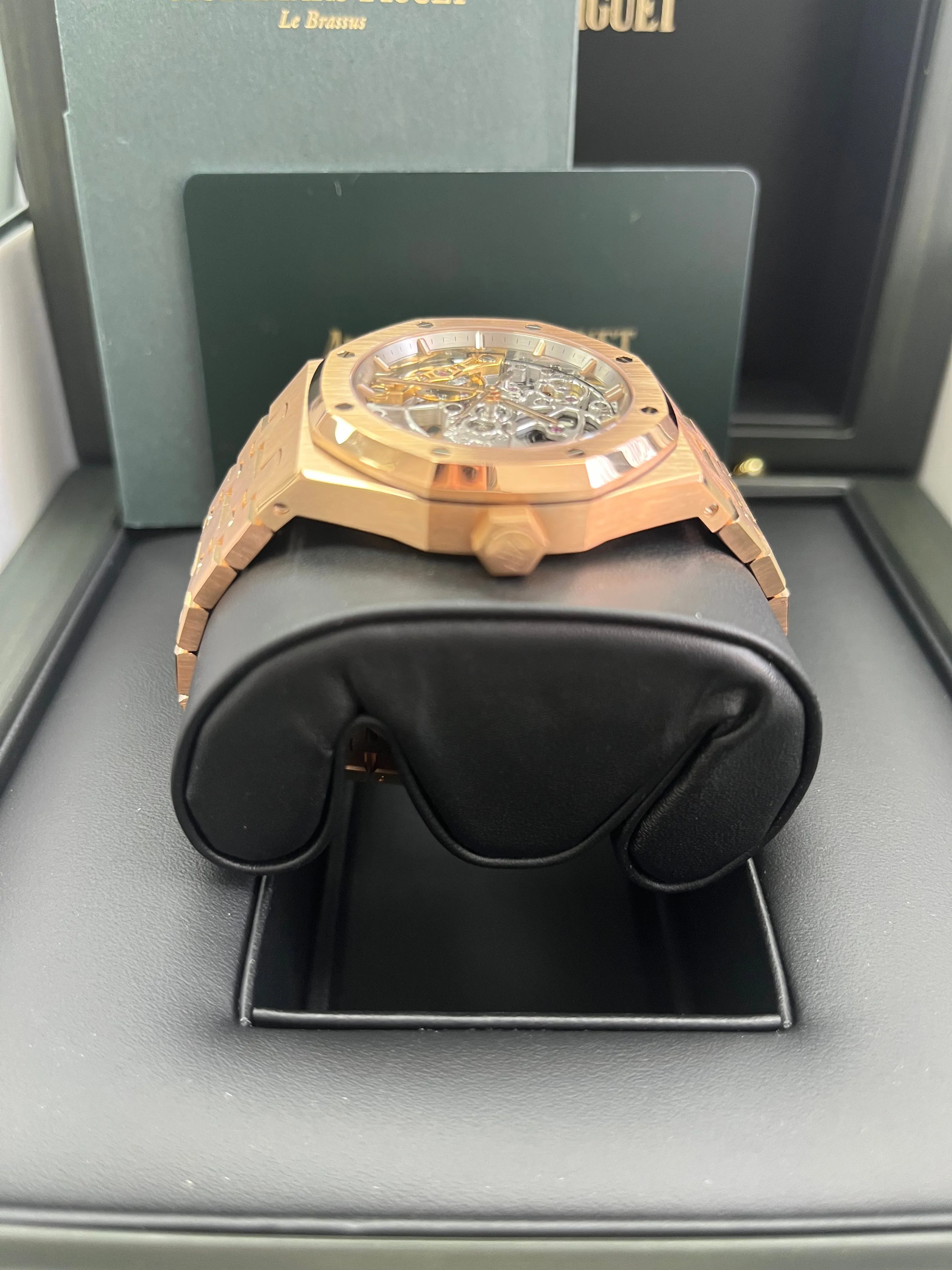 Audemars Piguet Royal Oak - 37mm Skeleton Rose Gold - Double Balance Wheel Openworked (Ref# 15467OR.OO.1256OR.01)