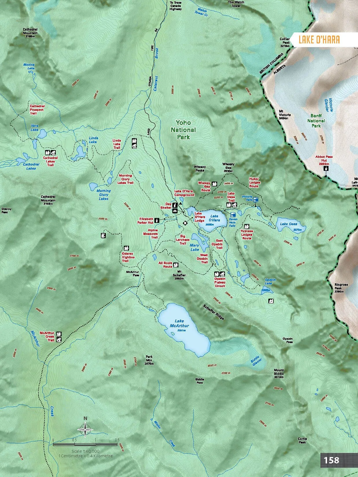 Backroad Mapbook Canadian Rockies