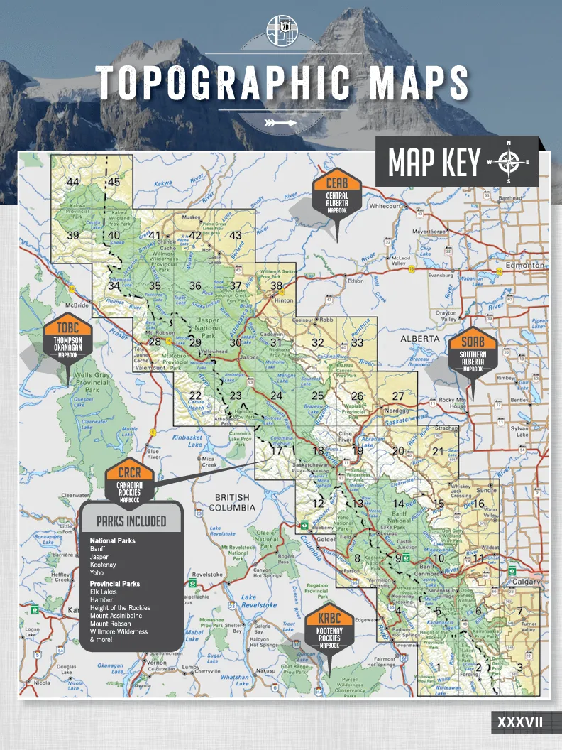 Backroad Mapbook Canadian Rockies