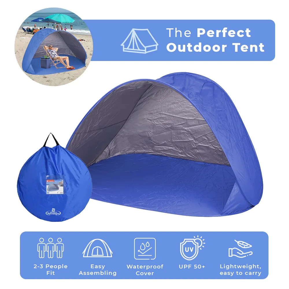 Beach Pop Up Tent UV 50  for 2 People