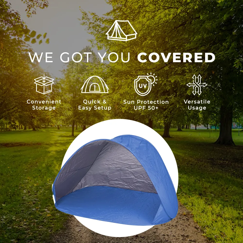 Beach Pop Up Tent UV 50  for 2 People