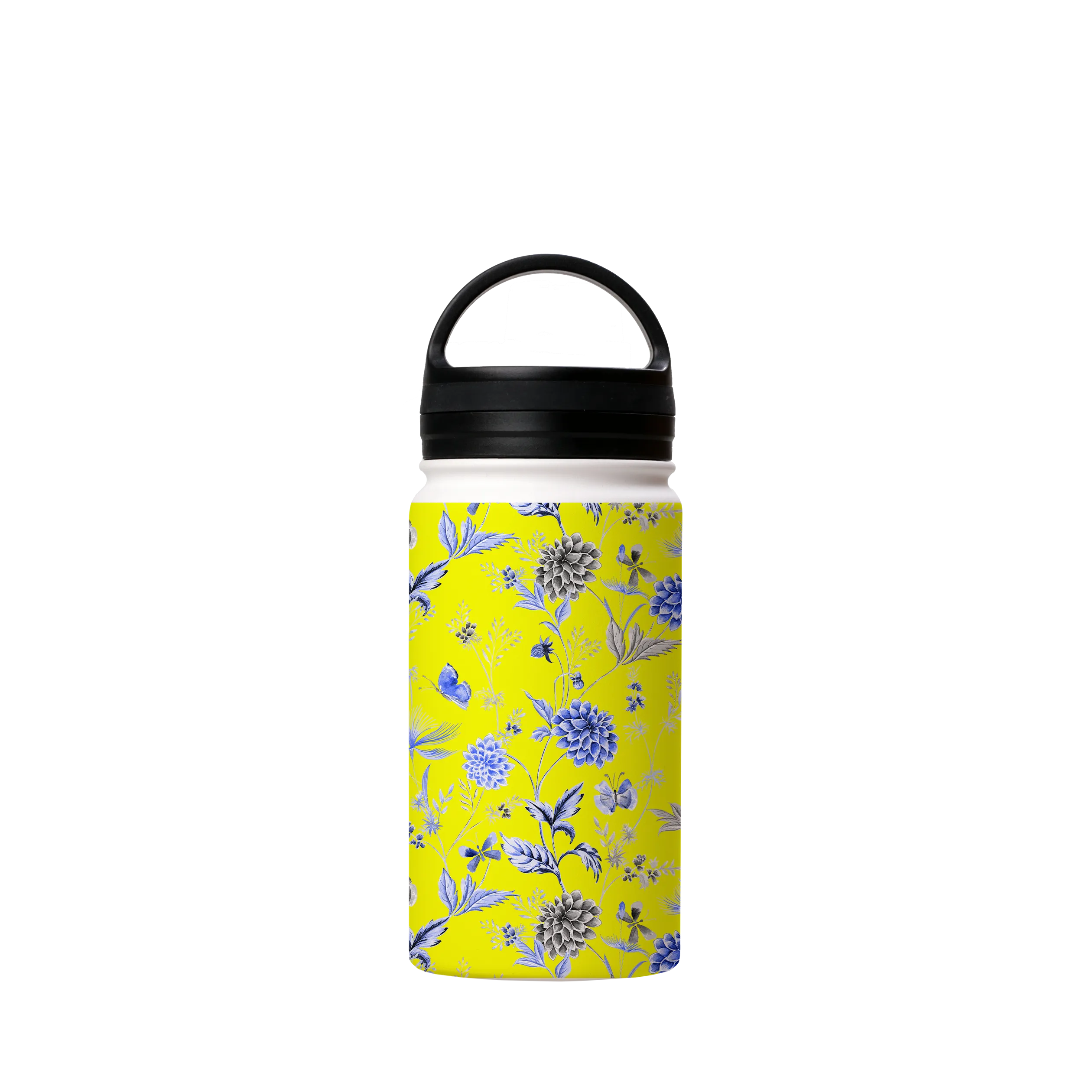 Blue Jam Yellow Insulated Stainless Steel Water Bottle