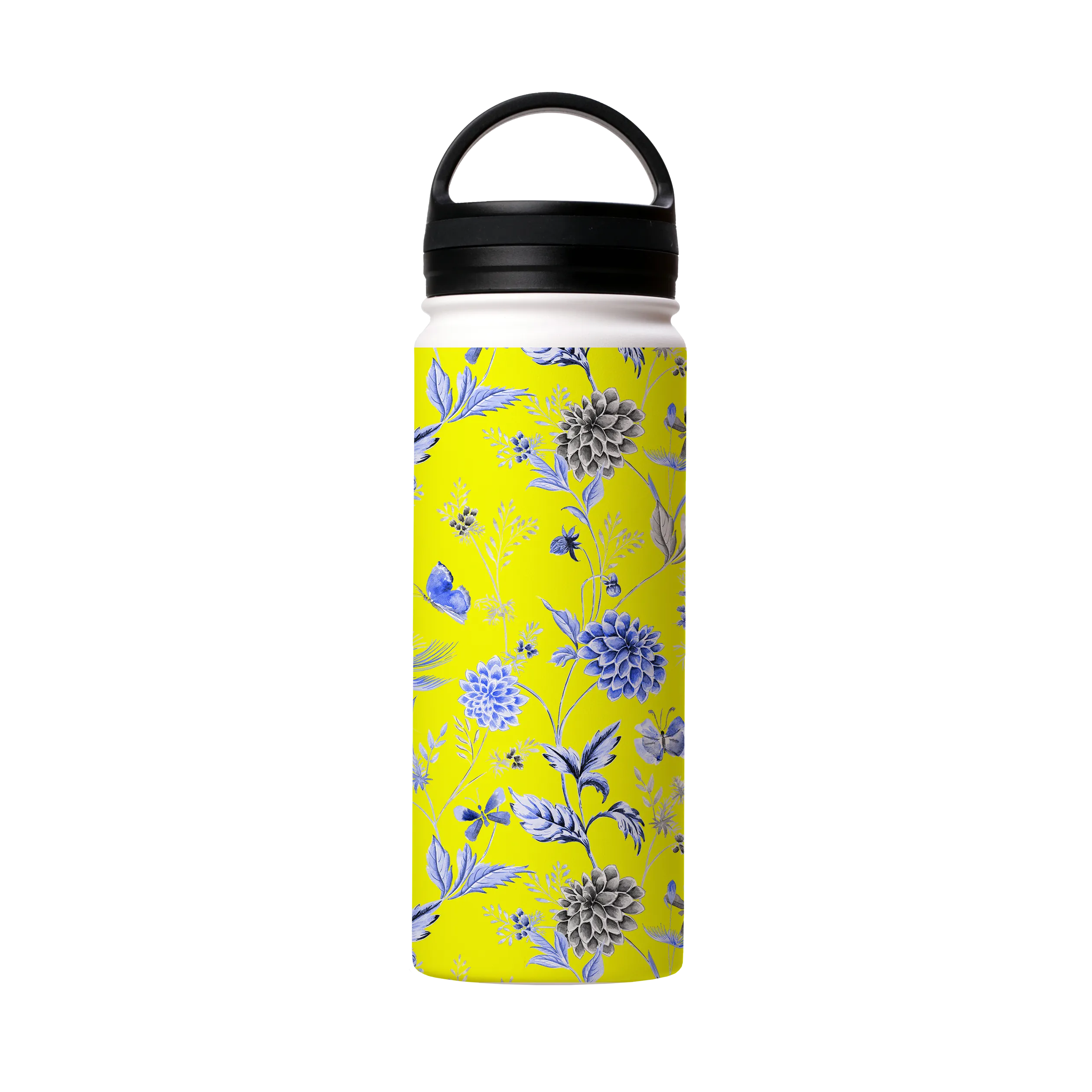 Blue Jam Yellow Insulated Stainless Steel Water Bottle