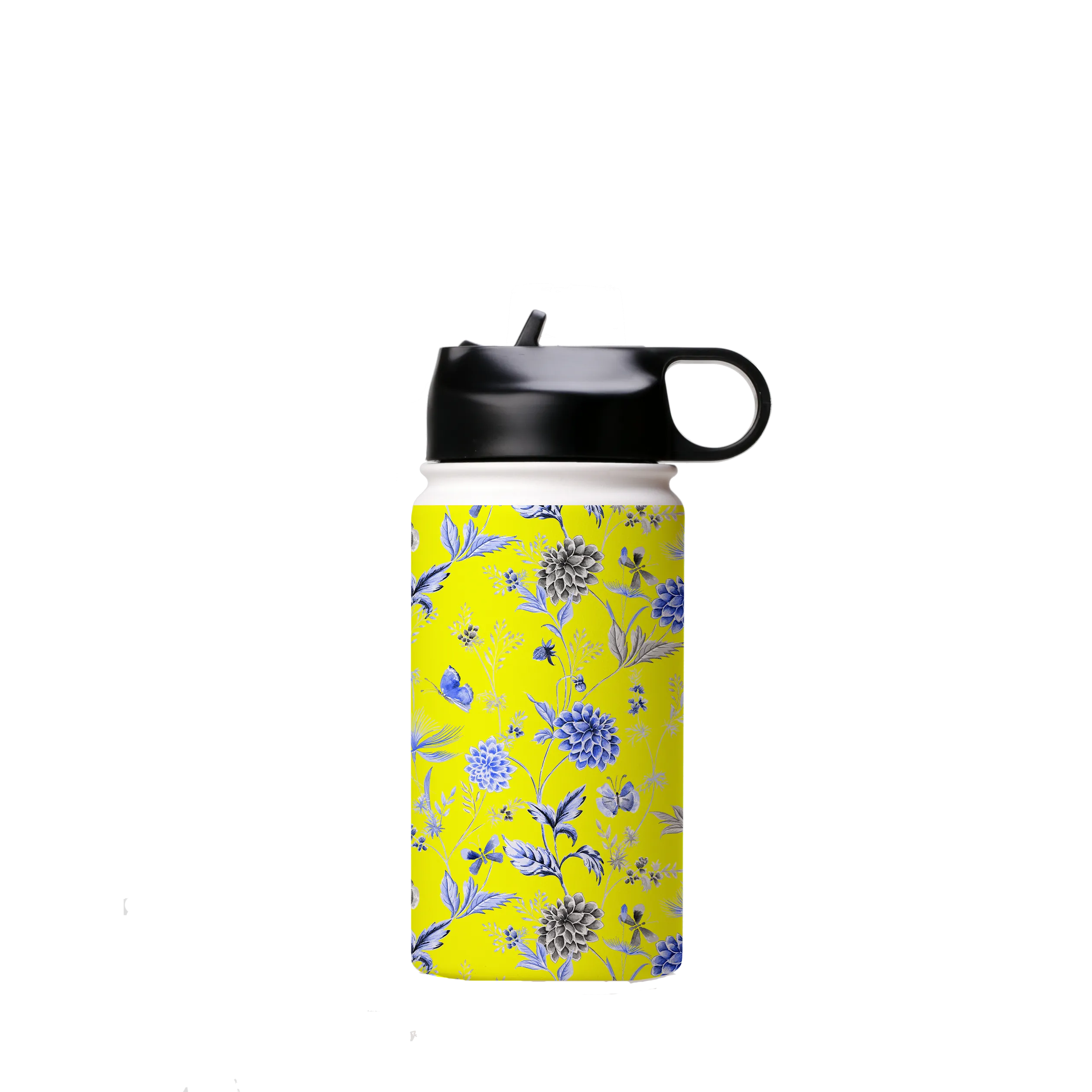 Blue Jam Yellow Insulated Stainless Steel Water Bottle