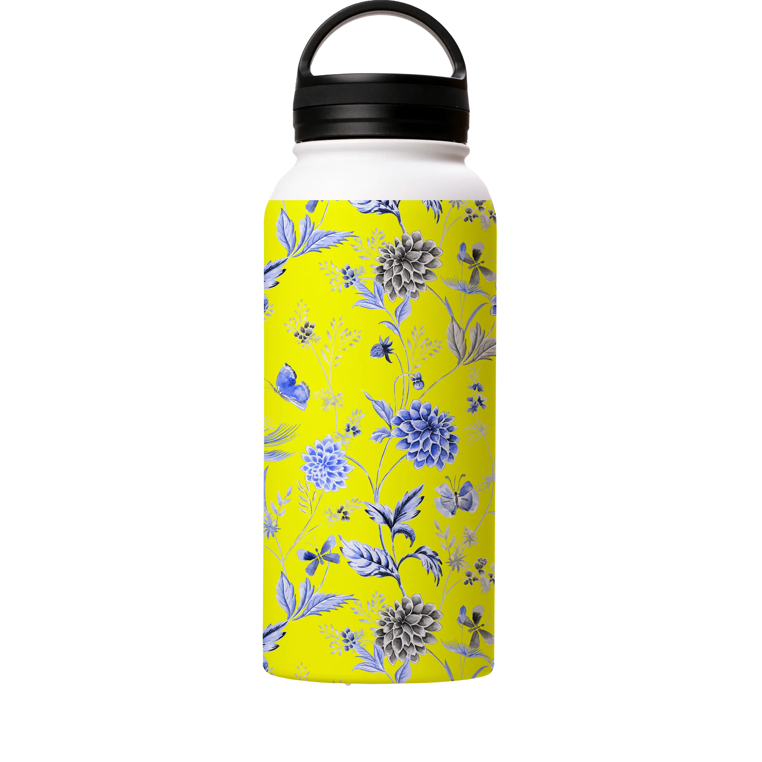 Blue Jam Yellow Insulated Stainless Steel Water Bottle