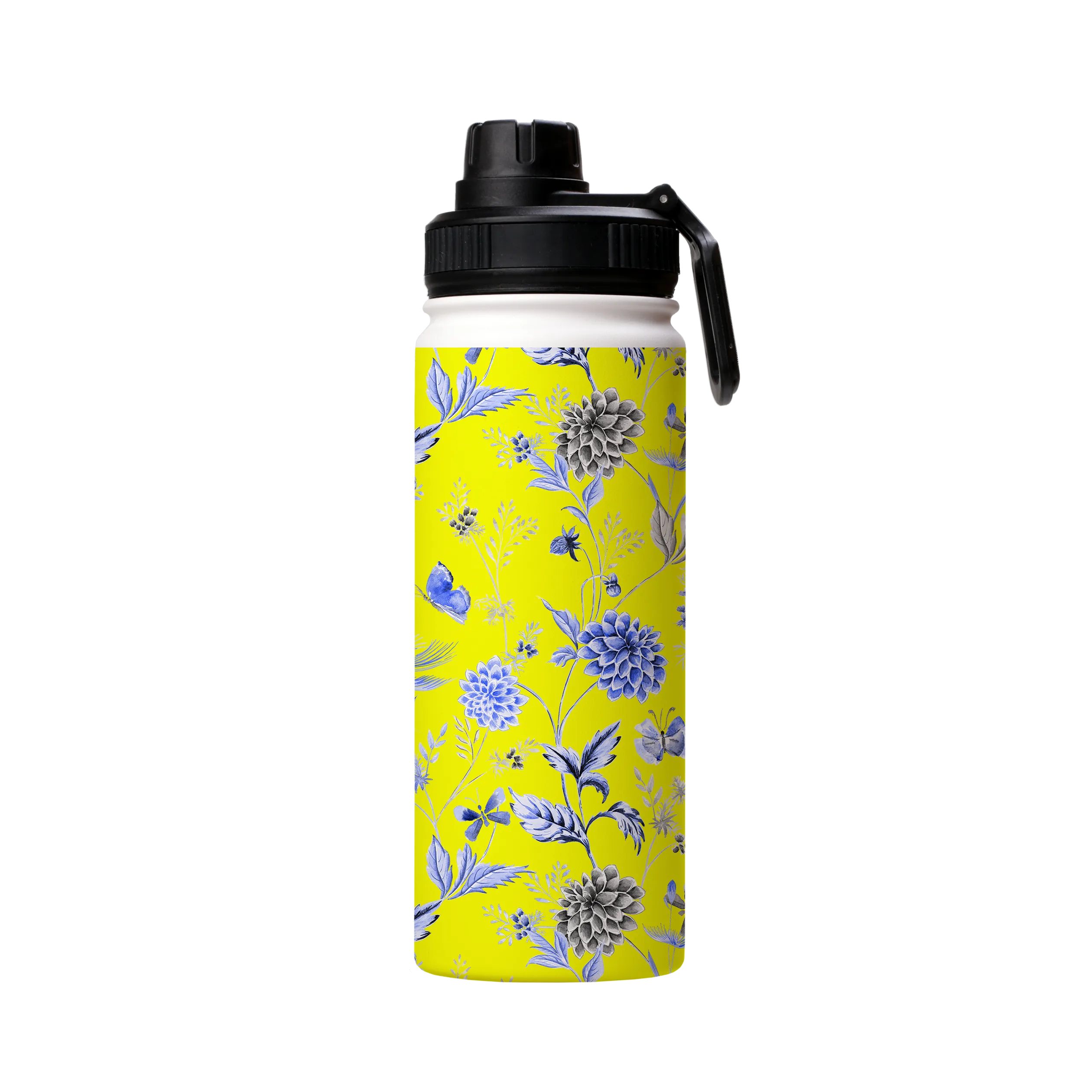 Blue Jam Yellow Insulated Stainless Steel Water Bottle