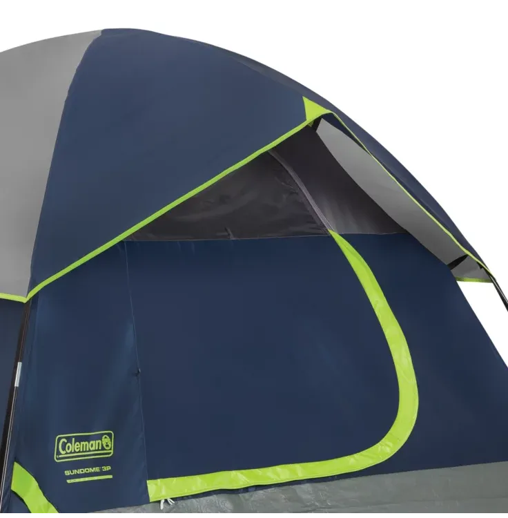 COLEMAN SUNDOME DOME TENT 7' X 7' - 3 PERSON