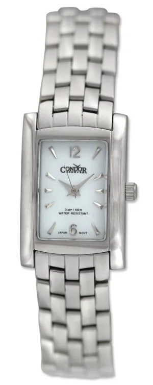 Condor Classic Stainless Steel Womens Watch White Dial CWS111