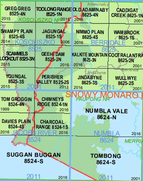 Davies Plain 8524-4-S 1:25k LPI Map Printed