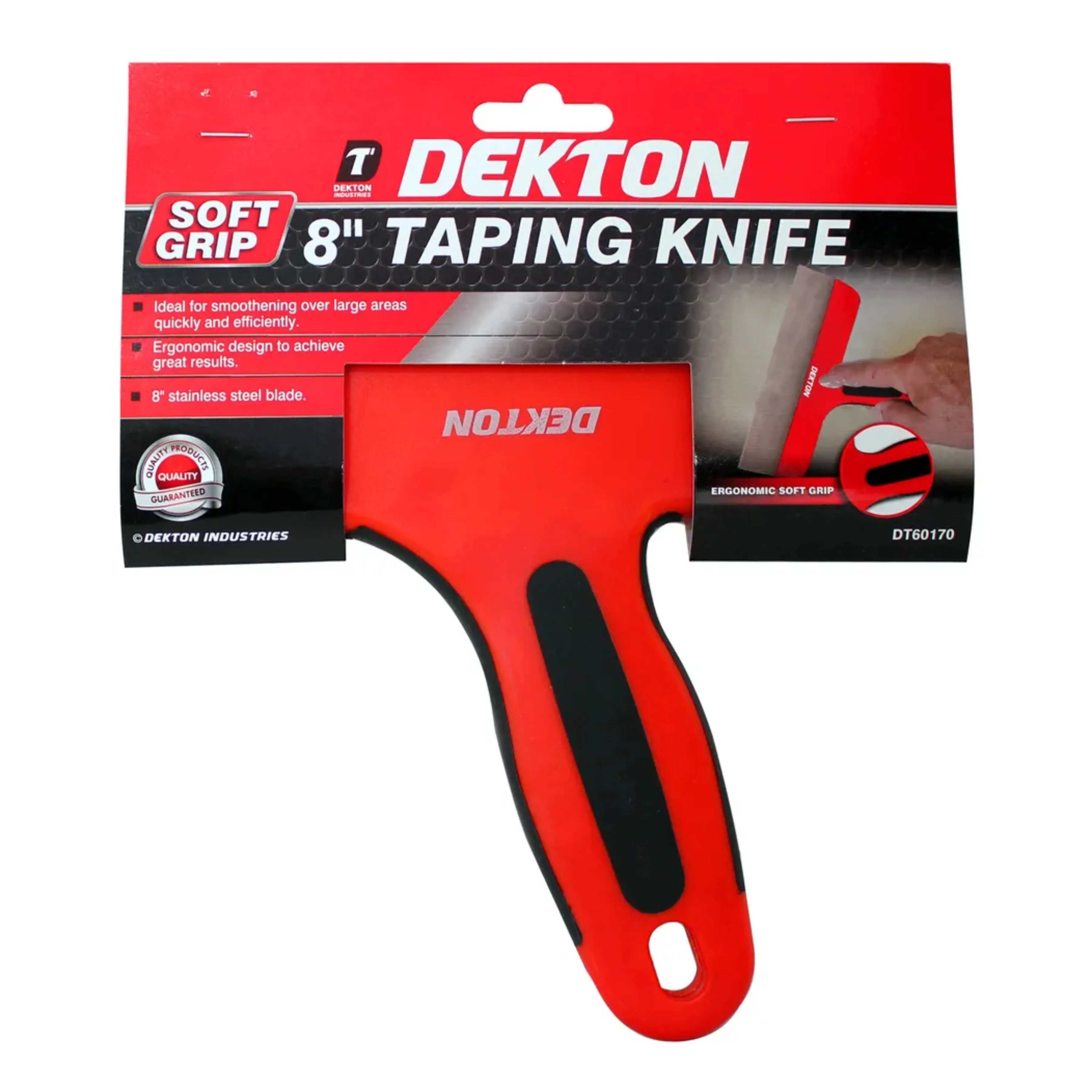 DEKTON 200mm Soft Grip Taping Knife