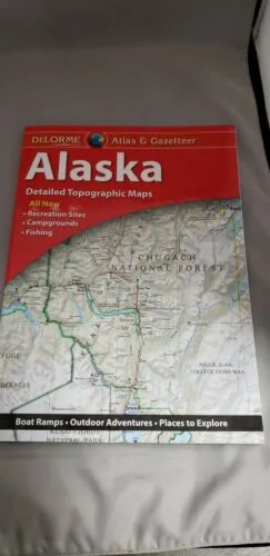 Delorme Alaska AK Atlas & Gazetteer Map Newest Edition Topographic / Road Maps