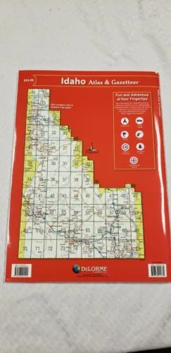 Delorme Idaho ID Atlas & Gazetteer Map Newest Edition Topographic / Road Maps