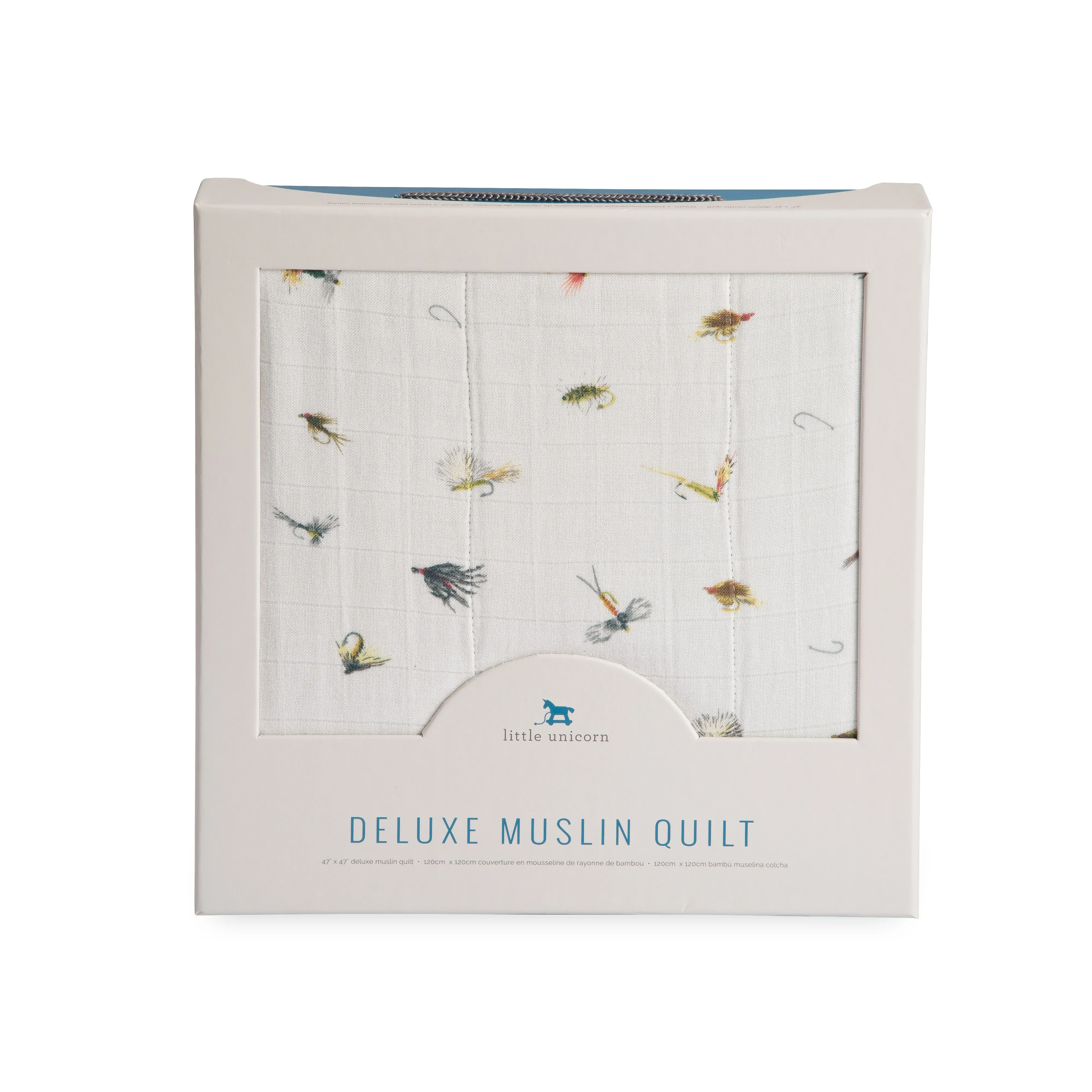 Deluxe Muslin Quilt- Gone Fishing