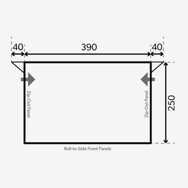 Dometic Rally Pro 390 Poled Porch Awning 2024