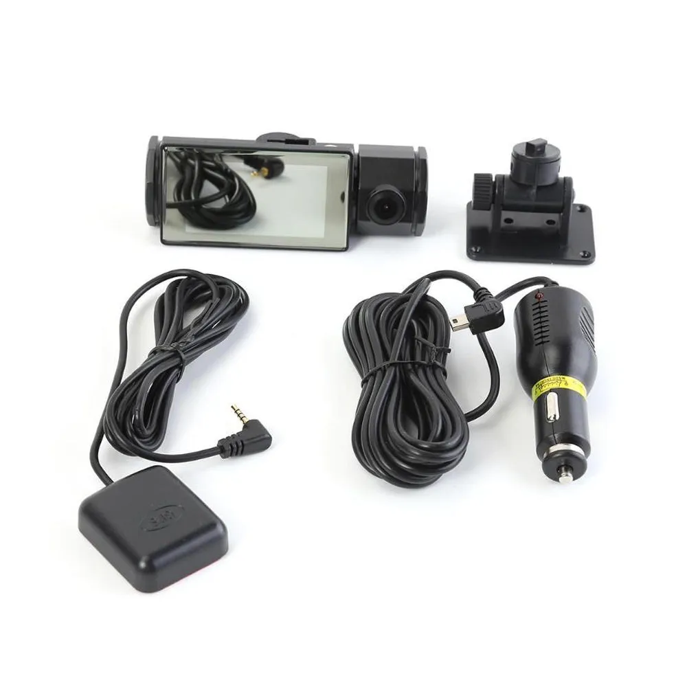 Dual Dash Cam - Full HD, GPS Tagging, Night Vision