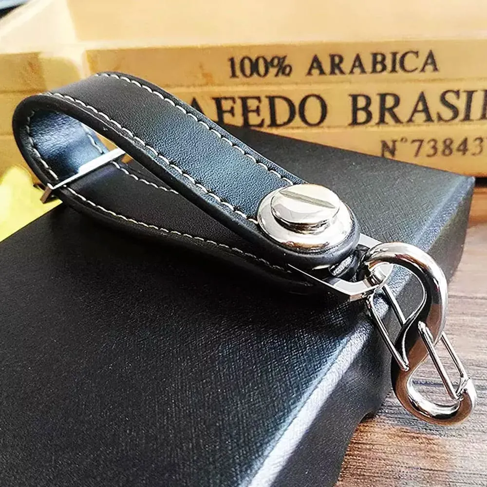 EDC Leather Clip Keychain Compact Key Ring