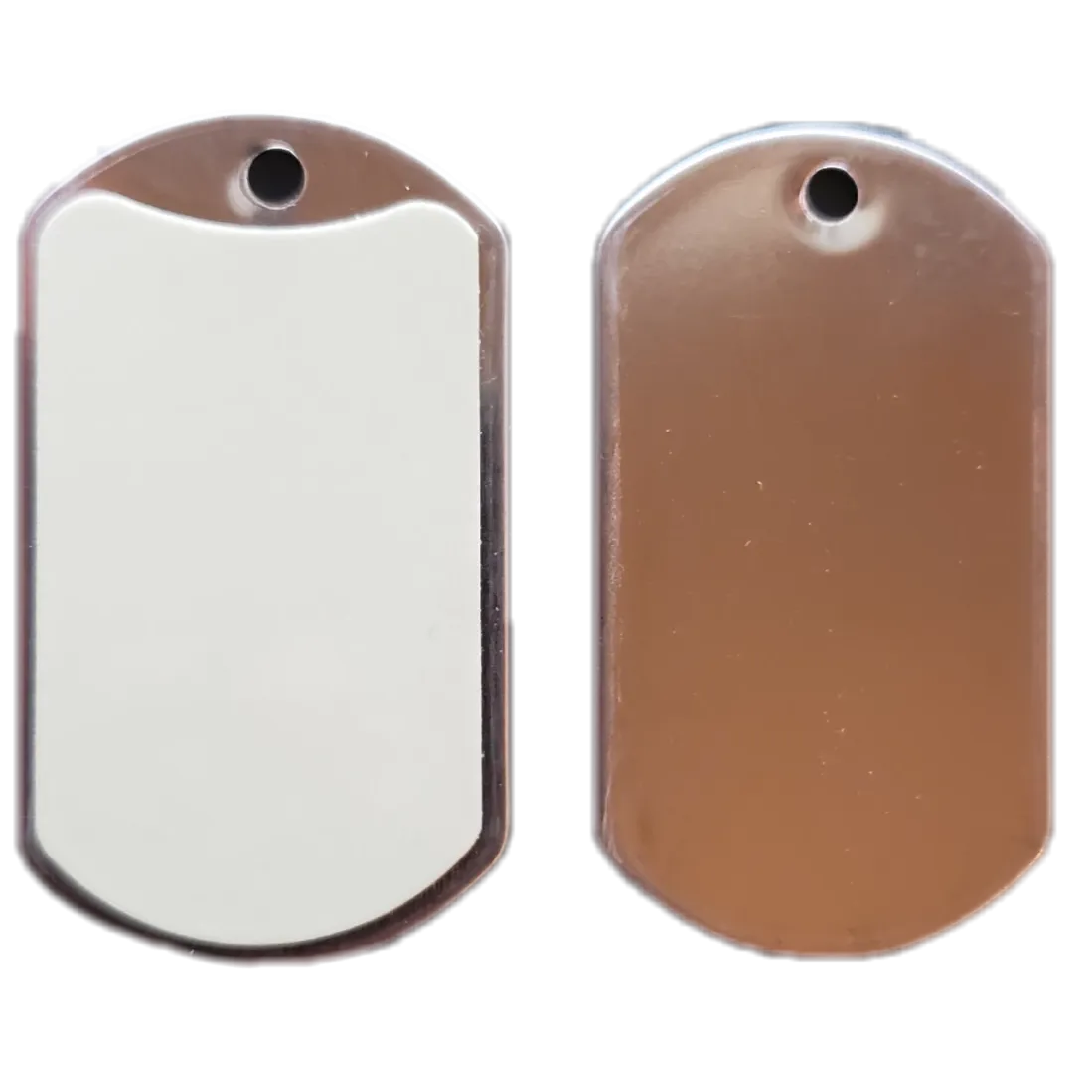 Emergency Signal Dog Tag : Glow in the Dark Dog Tag with Reflective Mirror