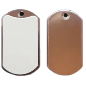 Emergency Signal Dog Tag : Glow in the Dark Dog Tag with Reflective Mirror