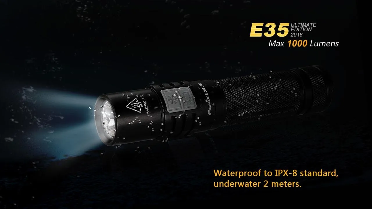 Fenix E35 XL-L2 UE LED Flashlight Black 2016 Version