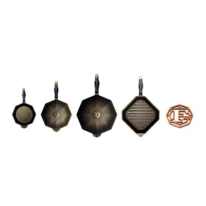 FINEX 7-Piece Cast Iron Cookware Set