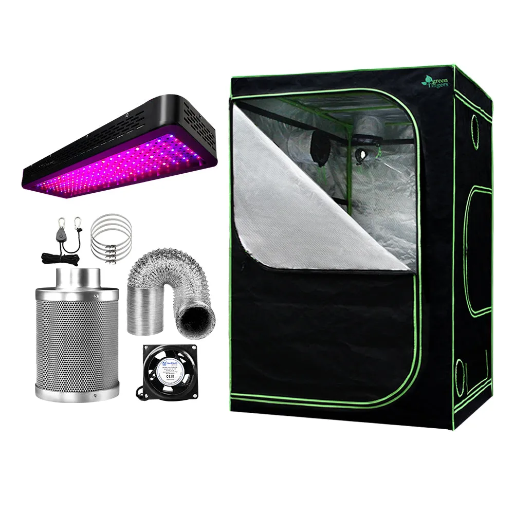 Full Spectrum 2000W LED Grow Light Kit   6" Fan | Greenfingers