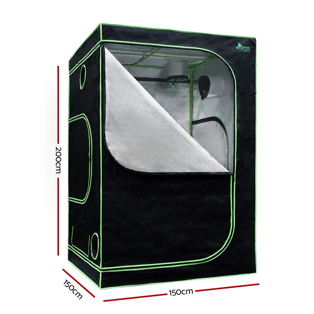 Full Spectrum LED Grow Tent Kit 1000W, Vent Fan & Ducting - Greenfingers