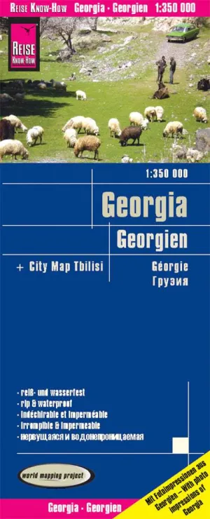 Georgia Road Map by Reise Know-How (2020)