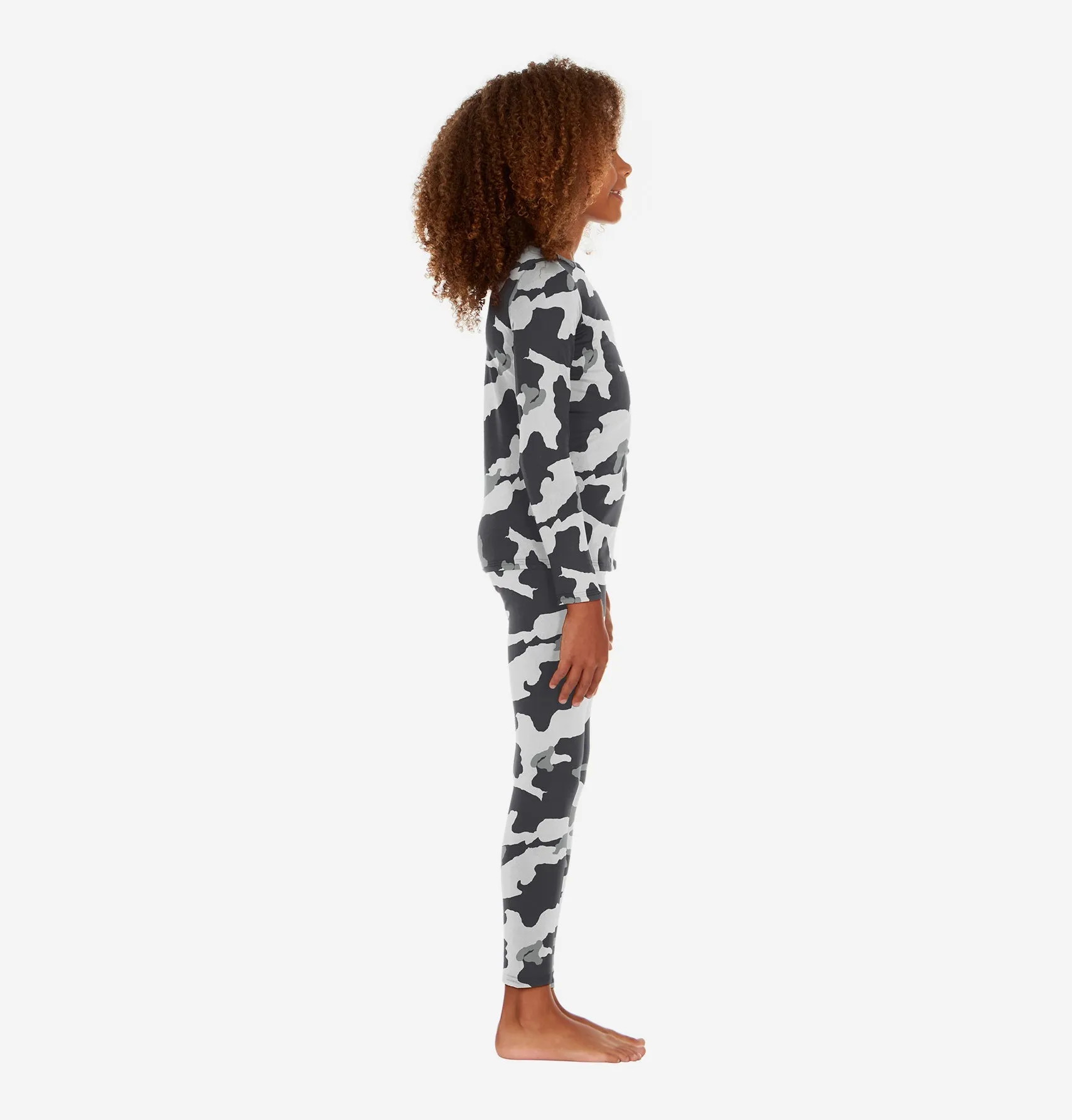 Girl's Print Thermal Set