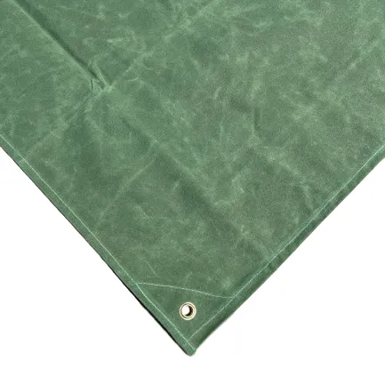 Green Canvas Tarp 5' x 7'