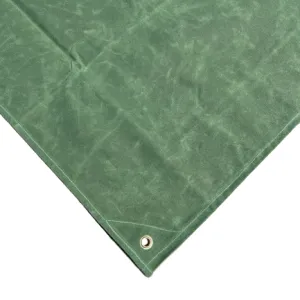 Green Canvas Tarp 5' x 7'