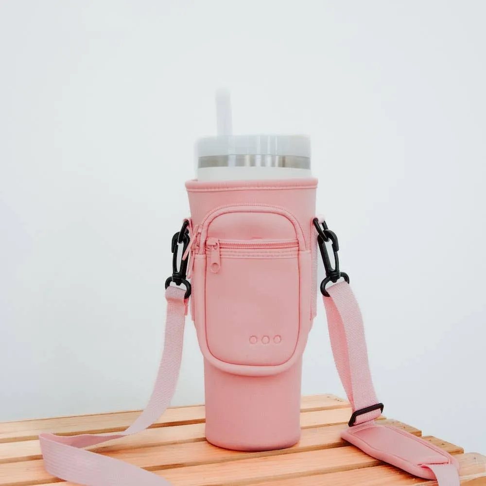 Hydration harness for water bottles