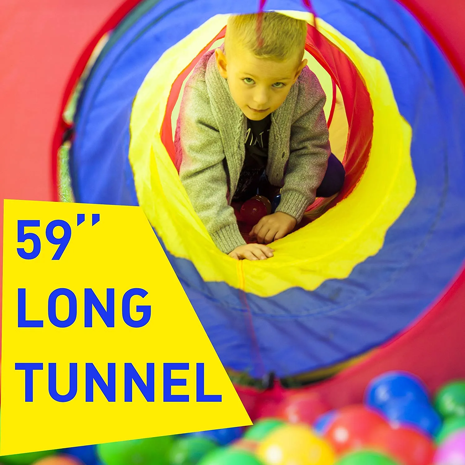 Kids Crawl Tunnel Play Tent