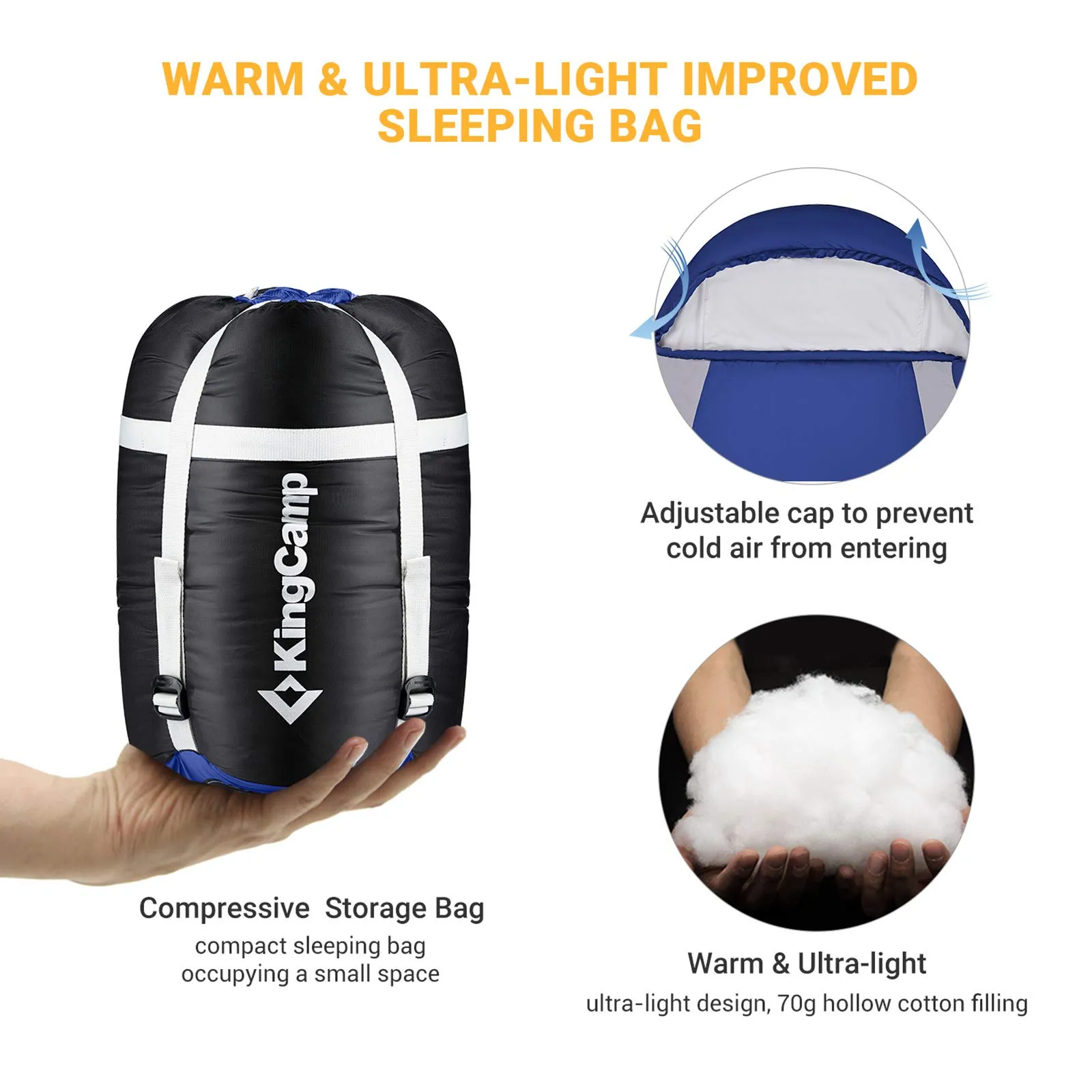 KingCamp Mummy Ultralight Backpacking Sleeping Bags