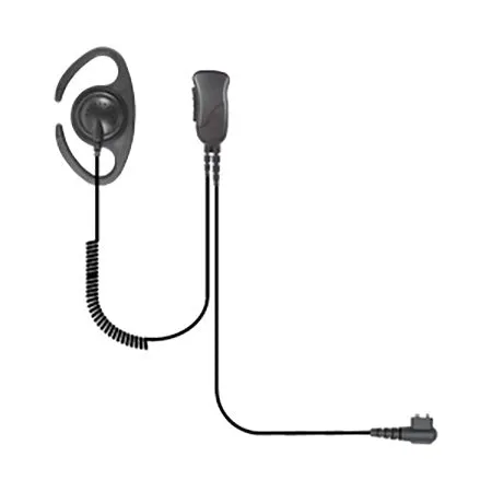 Medium Duty Lapel Mic with C-Shape Ear Hanger for Motorola APX1000, XPR7550 & DP4400 Series Portables