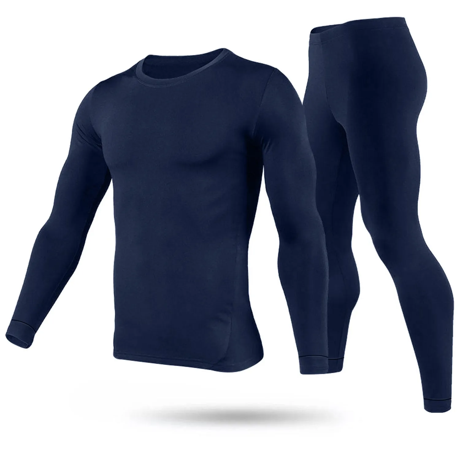 Men Thermal Underwear Set Long Johns Pants Long Sleeve Soft Underwear Kit Top Bottom Winter Sports Suits