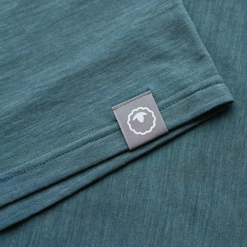 Mens Merino Blend 160 PJ T-Shirt (Sage Melange)