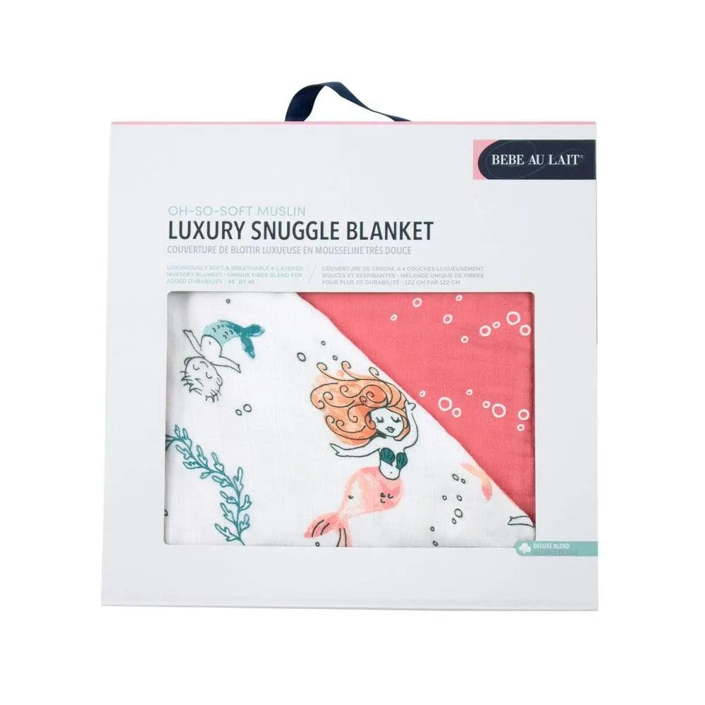 Mermaid   Bubbles Oh So Soft Snuggle Blanket