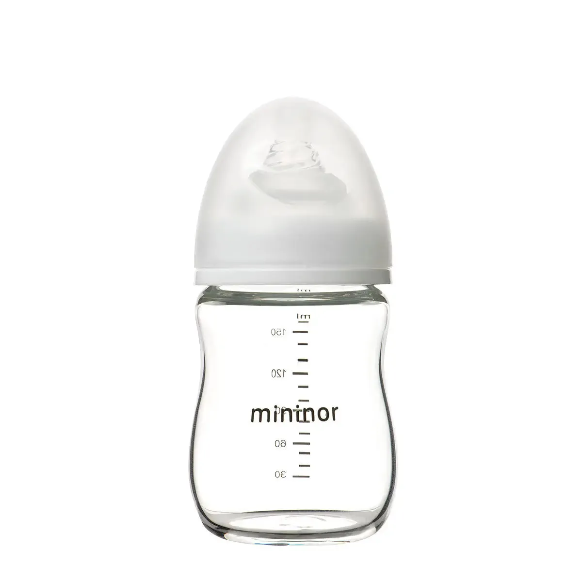 Mininor Baby Bottle – Glass 160 ml 0mth 