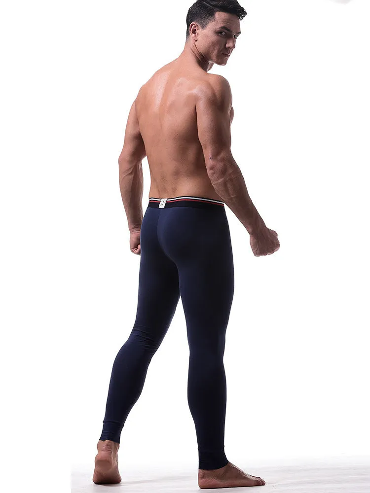 Plus Size Men's Cotton Separate Pouch Thermal Underwear